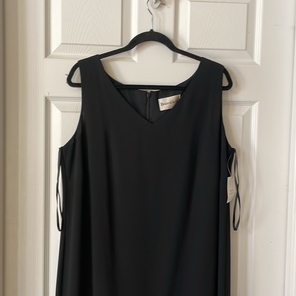 Danny & Nicole vintage black dress, 2 piece set, new, size 18w - Picture 4 of 9